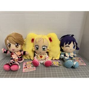 Pretty Cure Glitter Force Max Heart Plush Figure Doll Set Futara Wa PreCure